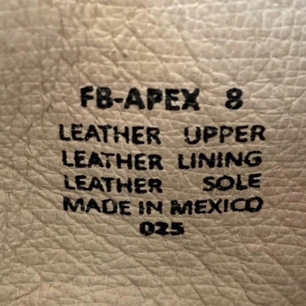 Freebird Apex Sz 8 100% Cow Hide leather - Picture 3 of 6